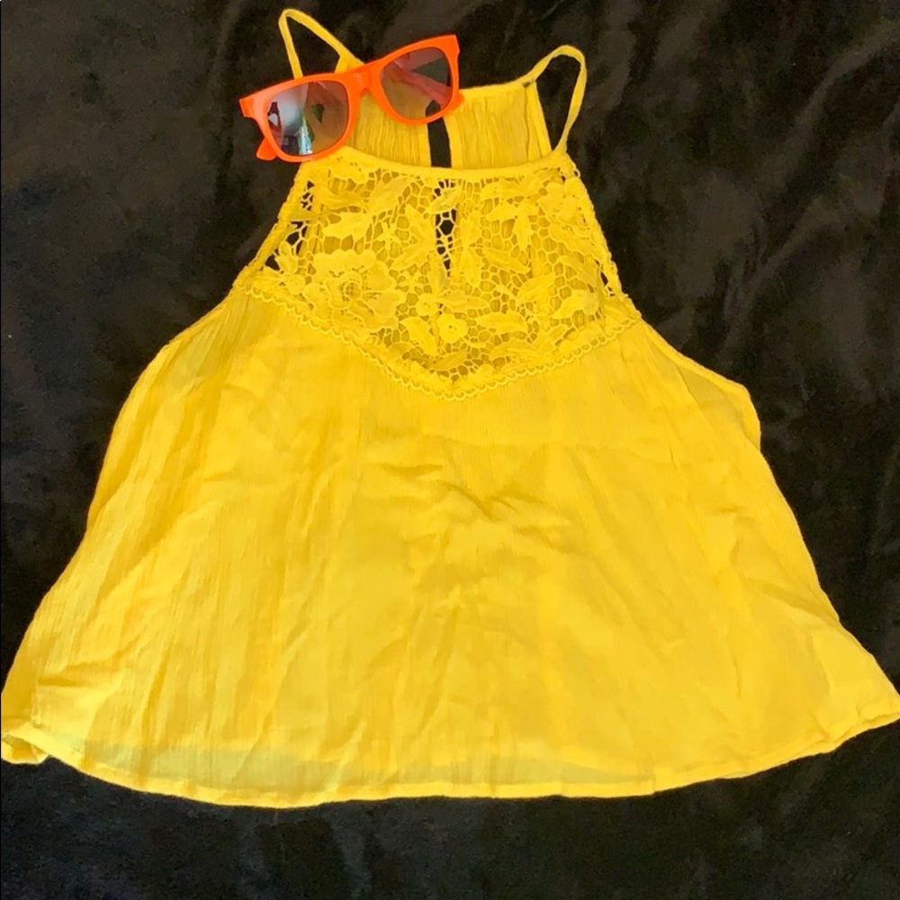 Yellow Halter Top Tank